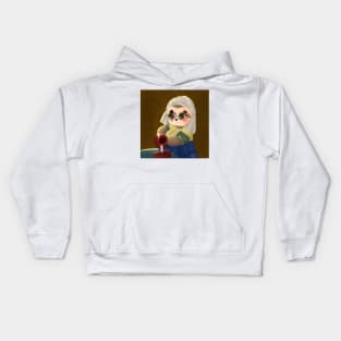 Sloth the milkmaid Kids Hoodie